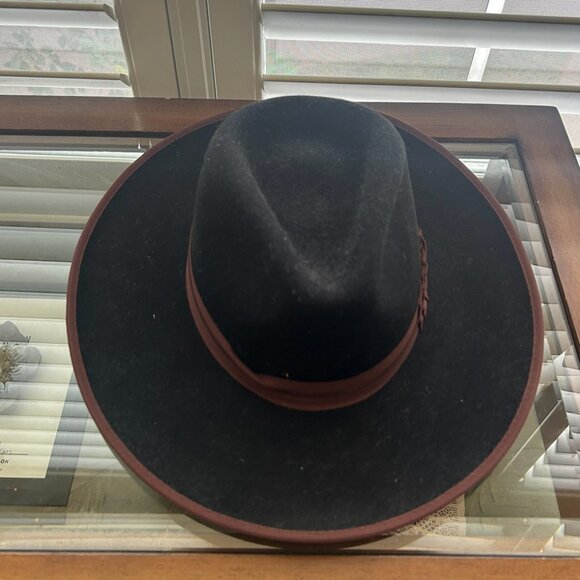 Brixton Felt Wide Brim Fedora - Picture 2 of 4